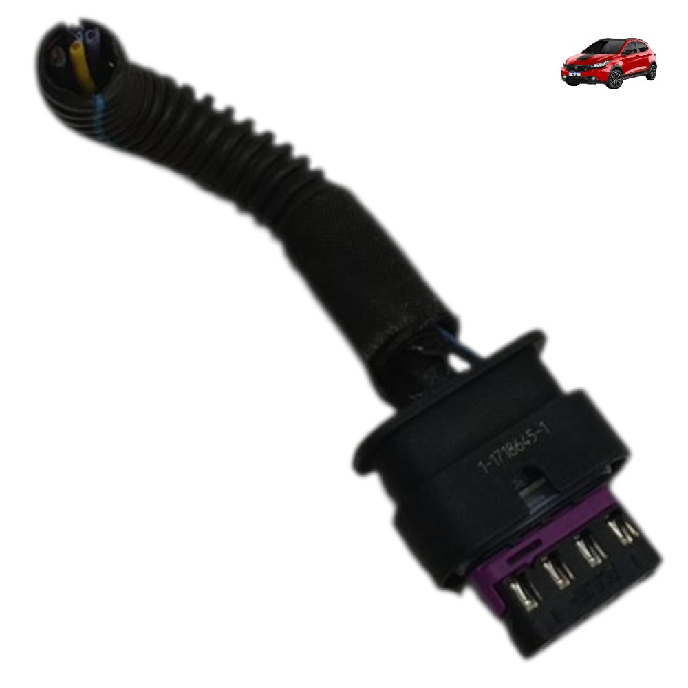 Plug Conector Sonda Lambda Pré Fiat Argo 1.0 3cc 2020 2021 1