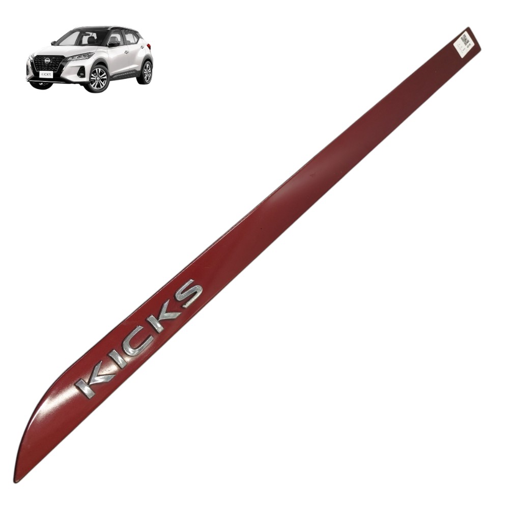 Friso aplique dianteiro esquerdo Nissan kicks 2020 2019 2018 1