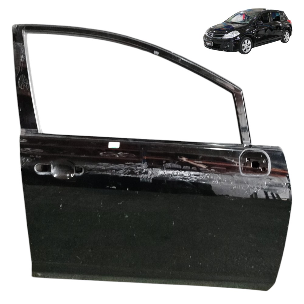 Porta Dianteira Direita Nissan Tiida 2021 2011 2010 09 08 07 Dianteira Direita Preto 1