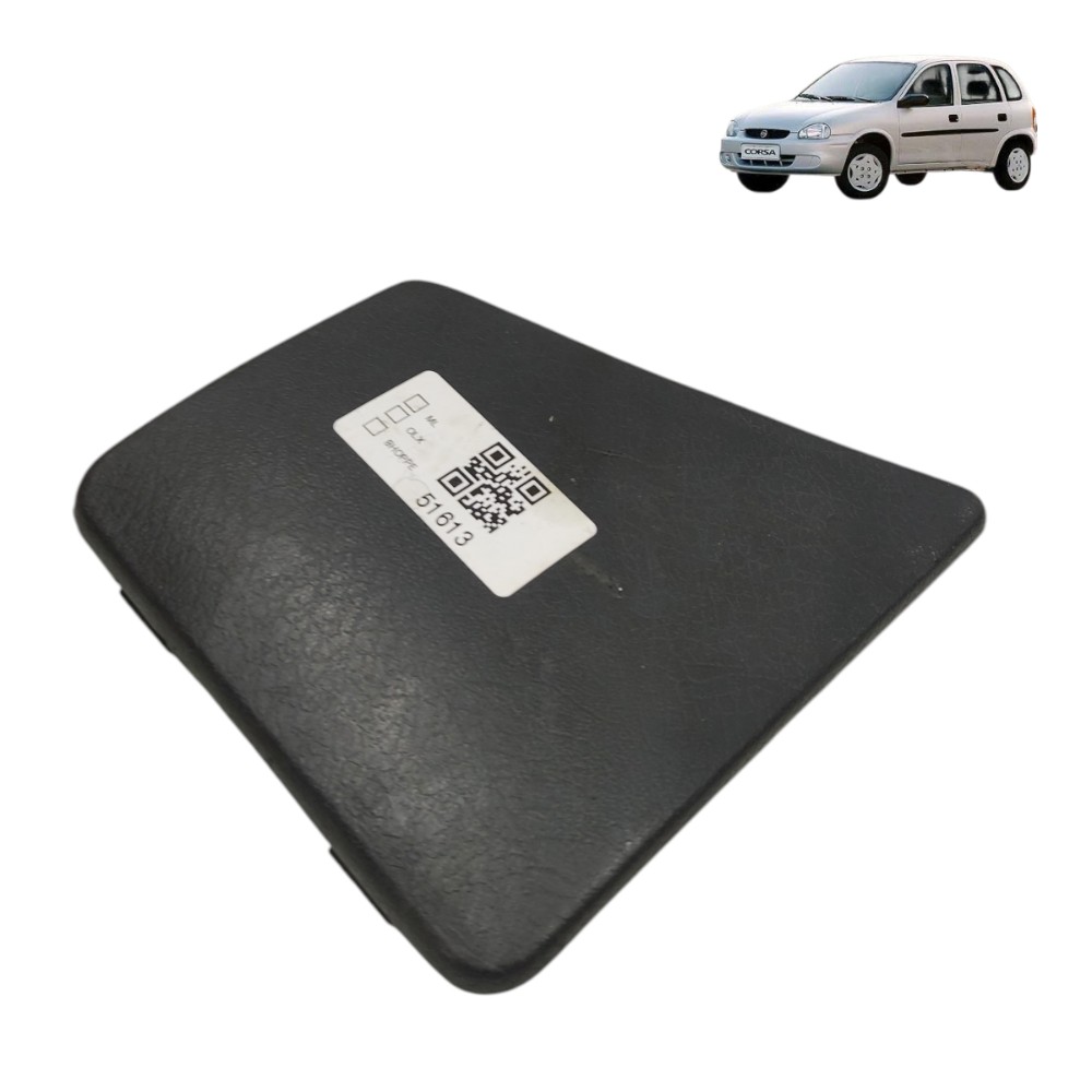 Moldura tampa esquerda bagagito gm corsa wind 1999 2000 2001