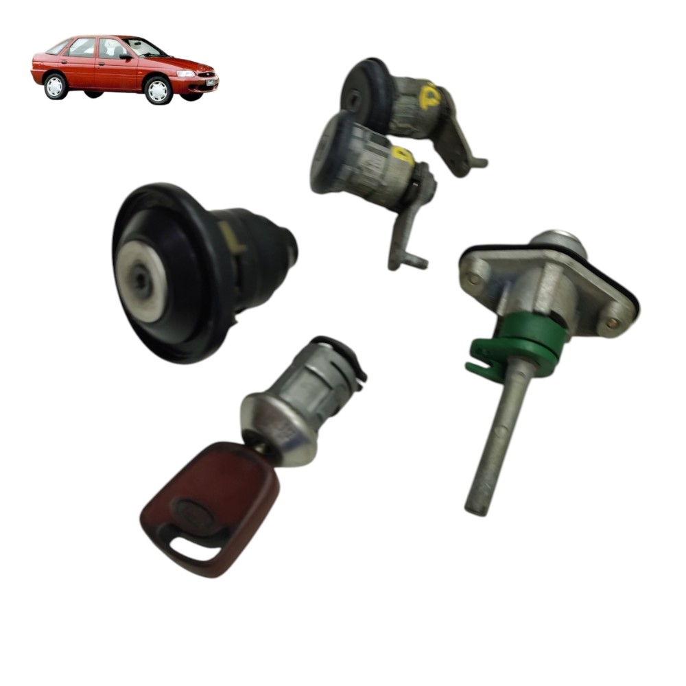 Jogo cilindro chave ignição Ford Escort GL 1.8 Zetec 1998 99 1