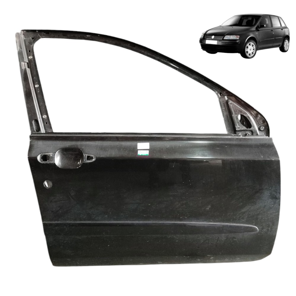 Porta Dianteira Direita Fiat Stilo 2003 2004 2005 2006 2007 Dianteira Direita Preto 1