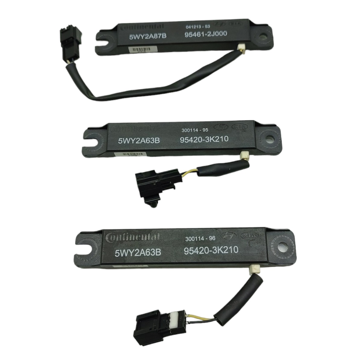 Jogo Sensor Keyless Antena Hyundai Ix35 2013 2014 2015 Preto 1