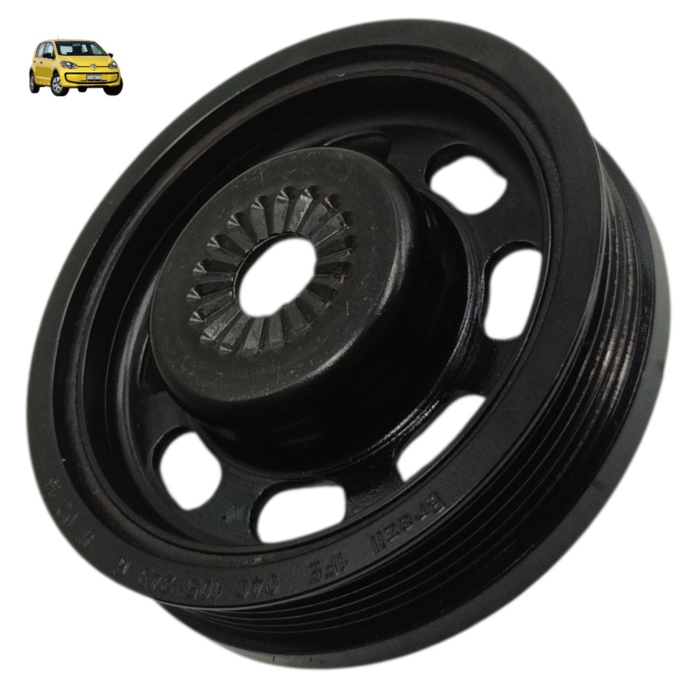 Polia virabrequim VW up 1.0 2016 2017 2018 2019 04c105243g