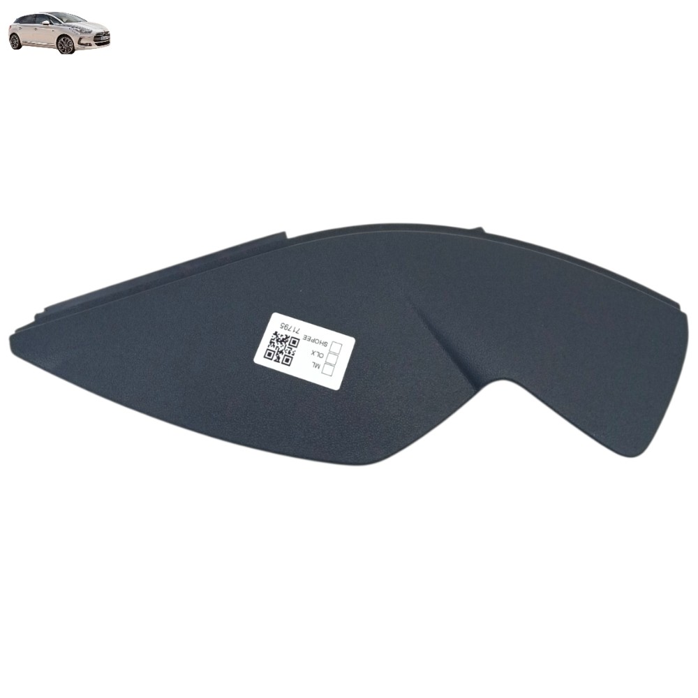 Acabamento Lateral Esquerdo Capa Painel Citroen Ds5 2013 14 Preto Moldado