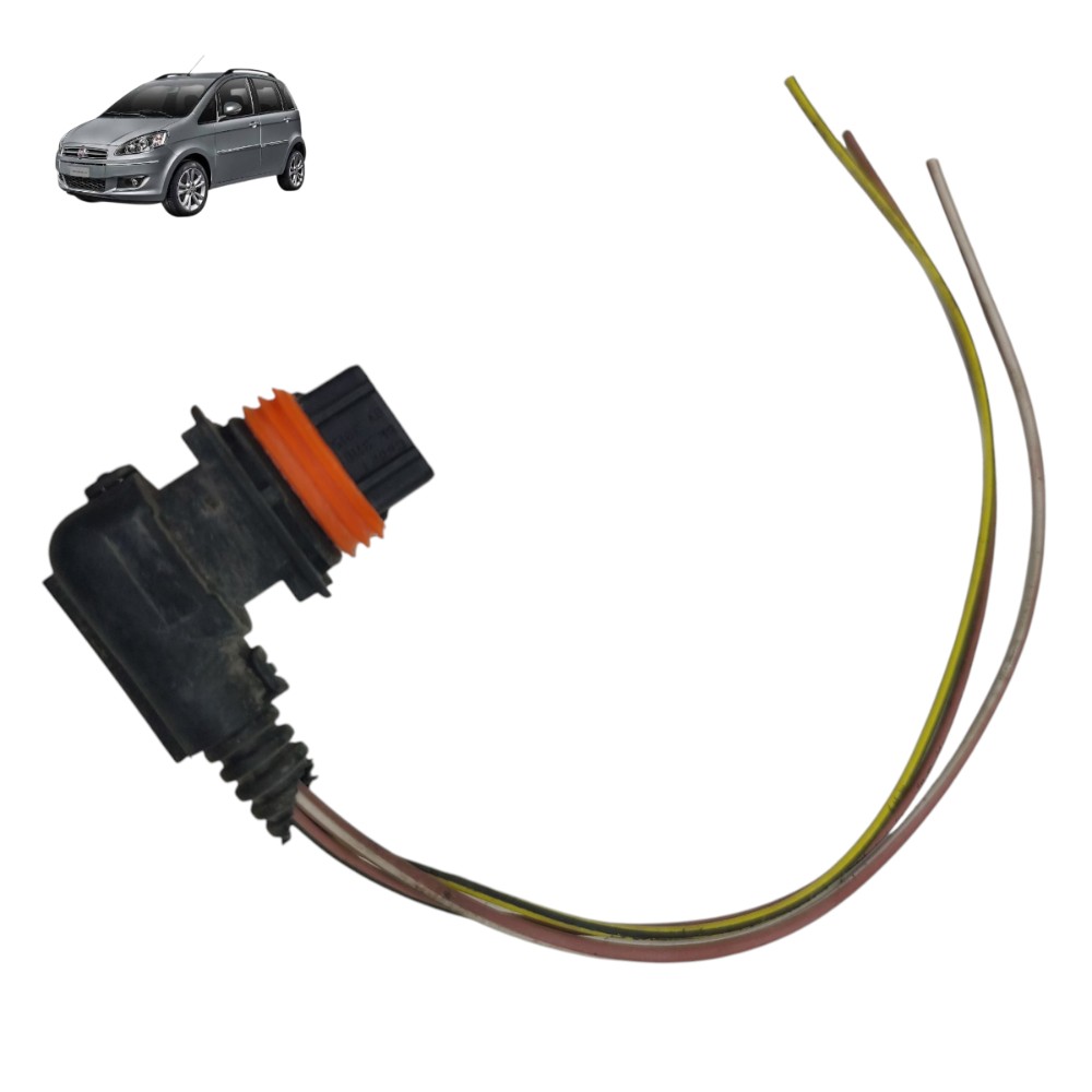 Plug conector bobina ignição Fiat Idea 1.8 etorq dualogic 13 1