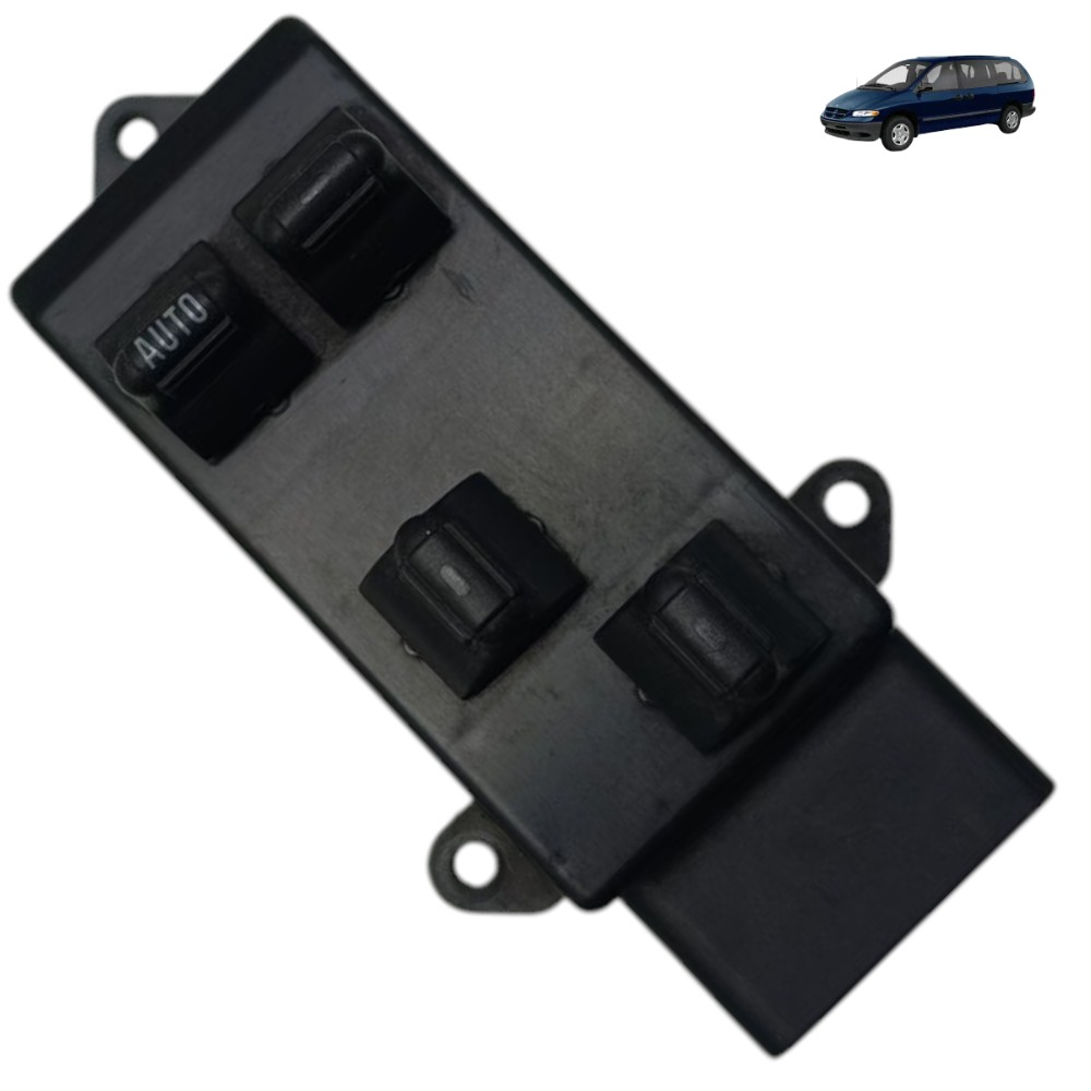 Botão Vidro Motorista Chrysler Grand Caravan 1998 1999 2000 1