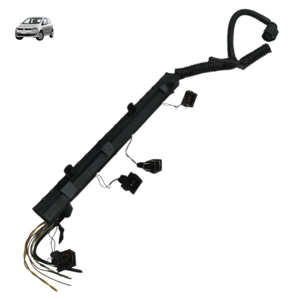 Chicote Plug Conector Flauta Bico Injetor Vw Fox 1.0 2014