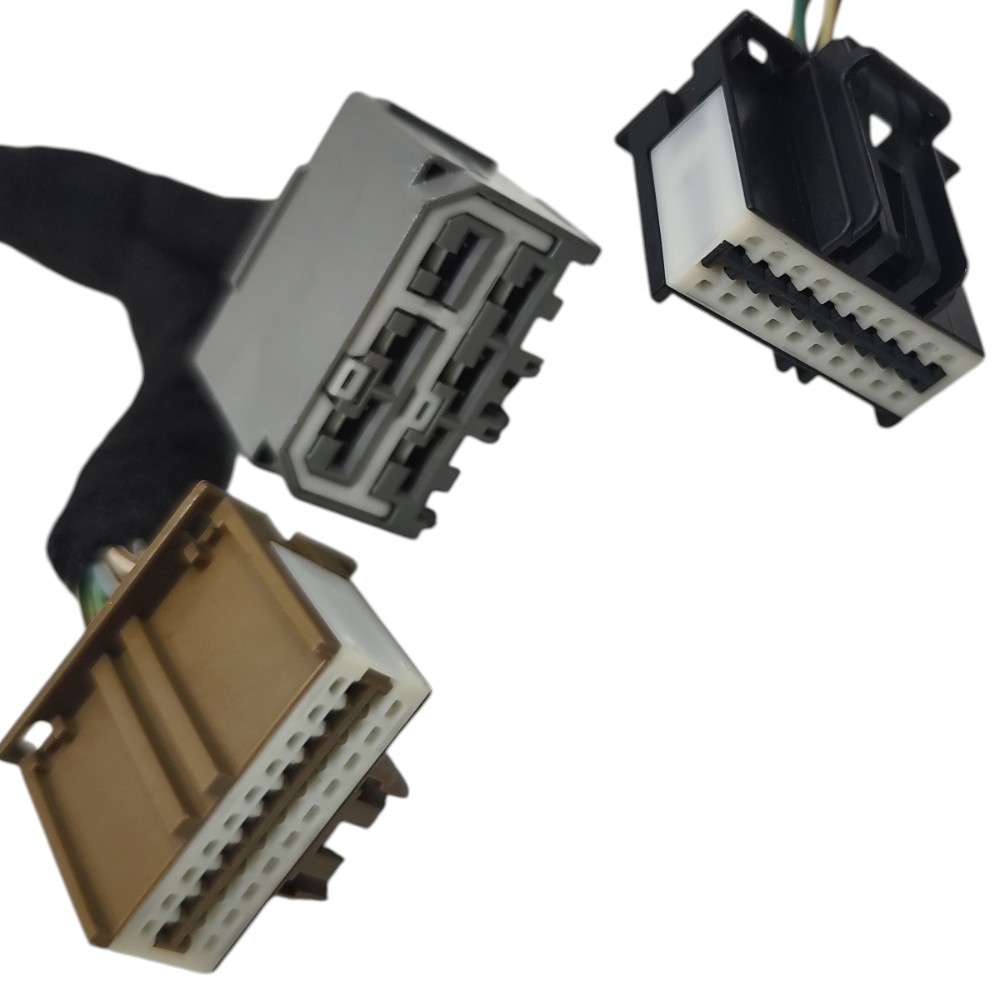 Jogo plug conector comando ar condicionado gm sonic 12 13 14 4