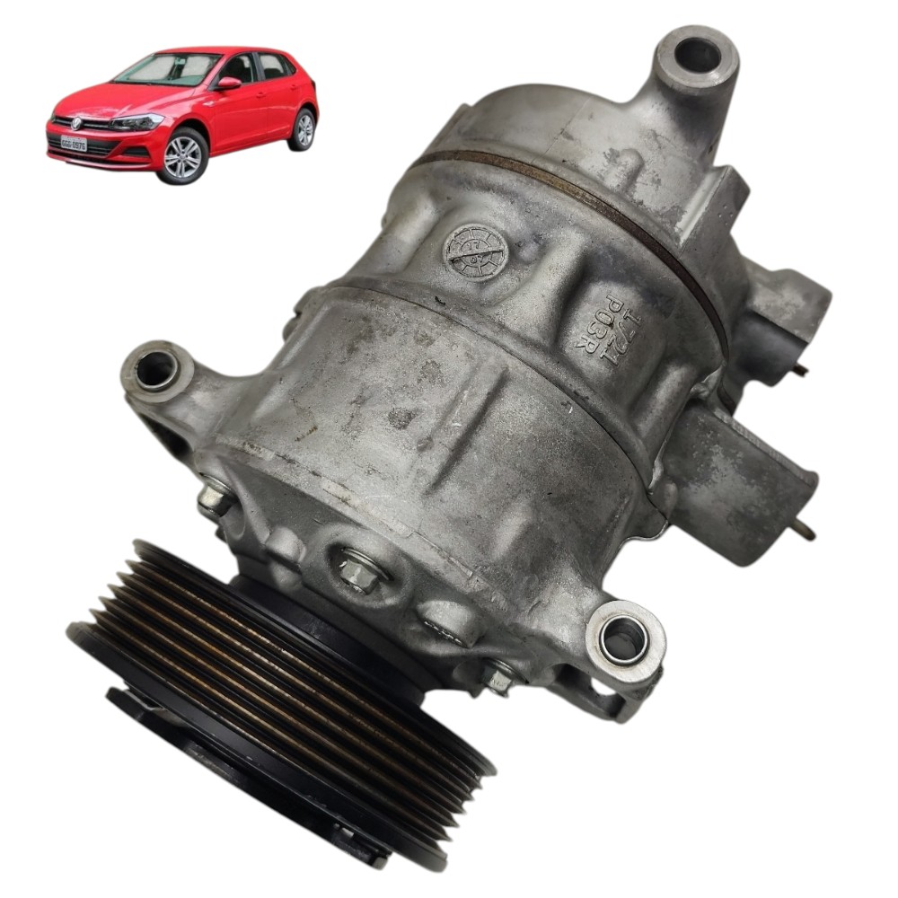 Compressor ar condicionado VW Polo virtus 1.6 MSI 2019 2020 1