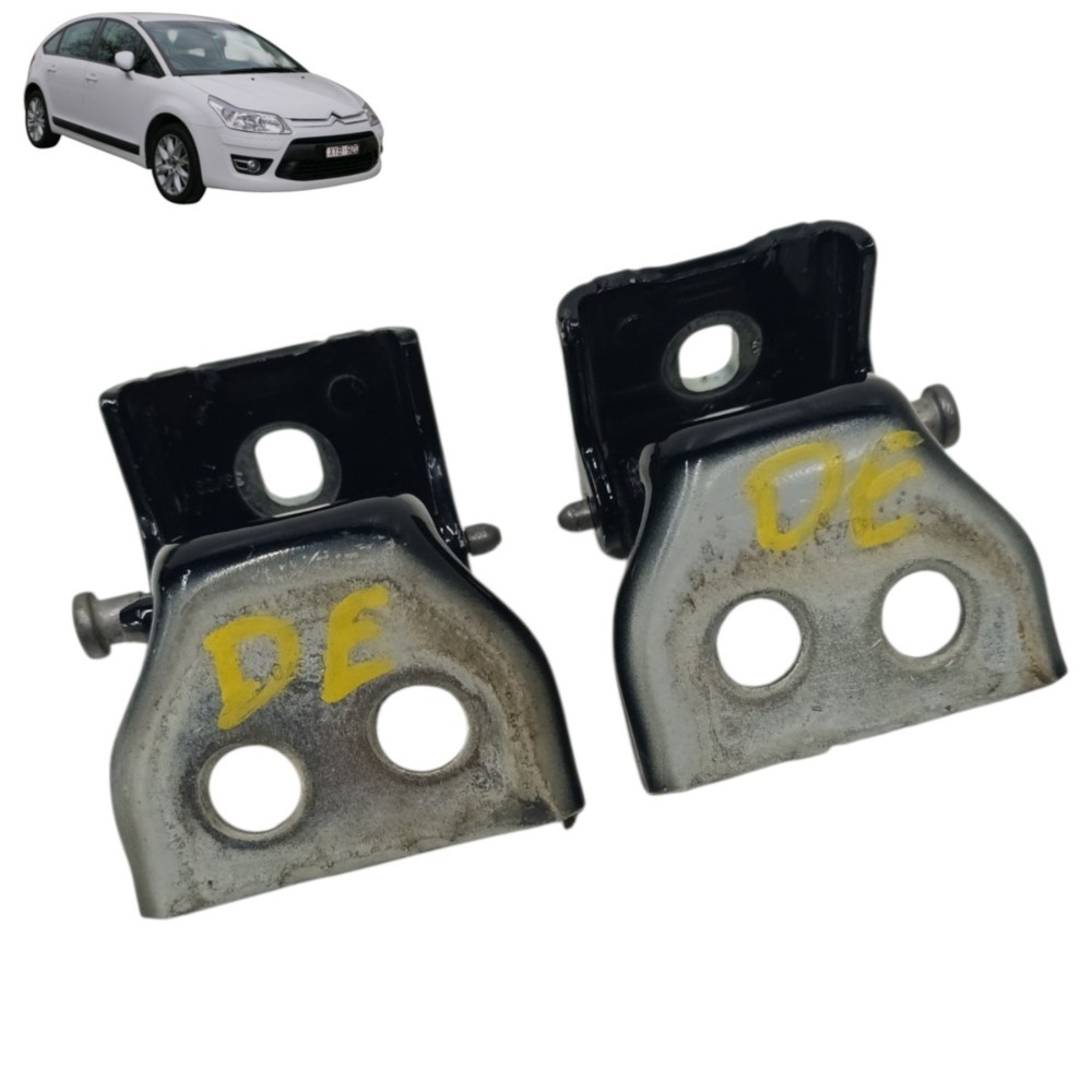 Par Dobradiça Porta Dianteira Esquerda Citroen C4 2010 2011