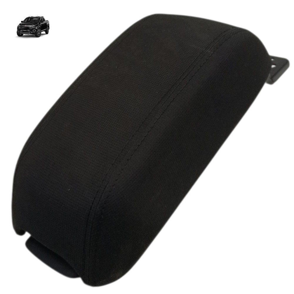Encosto Apoio Braço Console Central Fiat Toro 2018 2019 2020 Preto 1