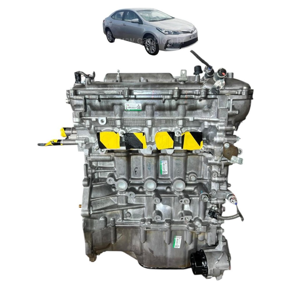 Motor parcial Toyota Corolla 1.8 flex 144cv 2015 2016 17 18 1