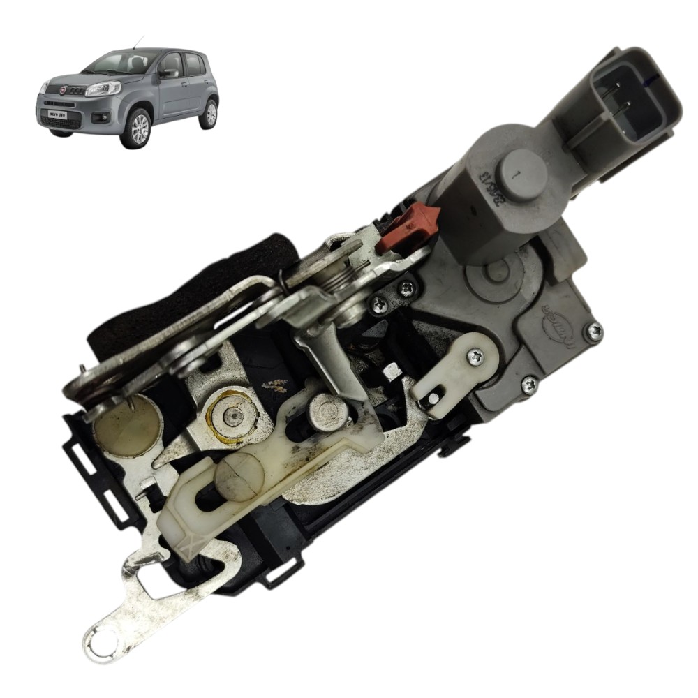 Fechadura porta traseira direita Fiat Uno Vivace 2013 2014 1