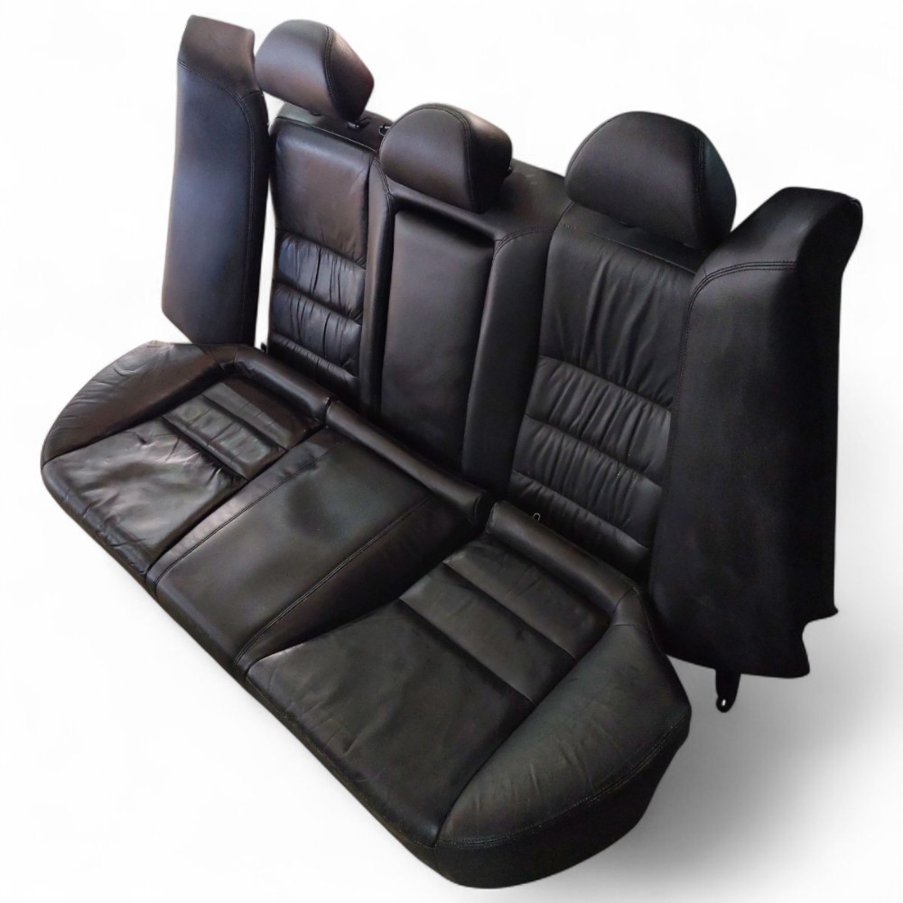 Par Banco Couro Traseiro Honda Accord 2009 2010 2011 2012 Preto 4
