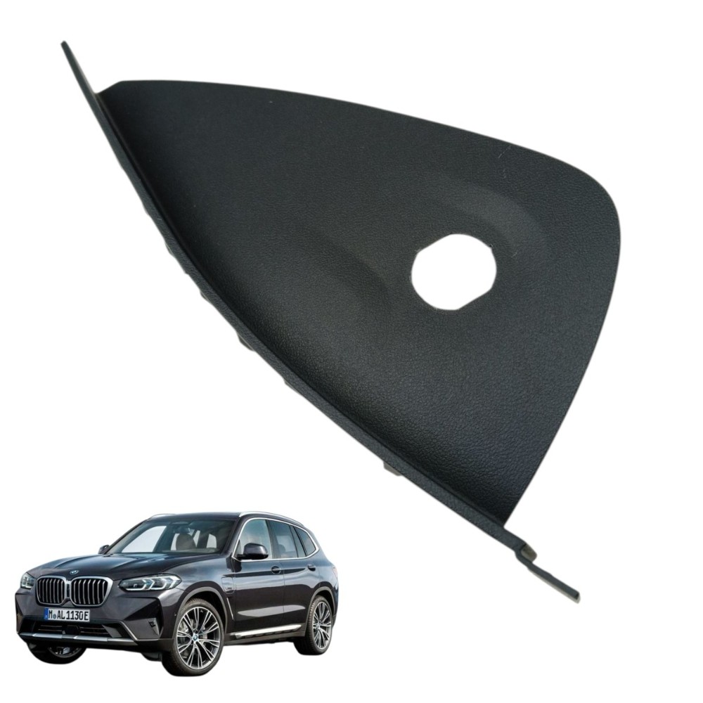 Acabamento Esquerdo Painel Bmw X3 Híbrida 2023 2024 Preto Moldado