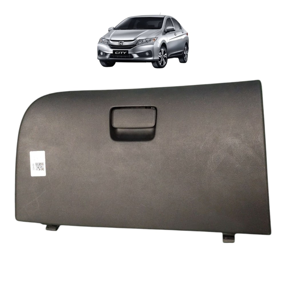 Tampa Porta Luvas Honda City 2015 2016 2017 2018 Cor Preto 1