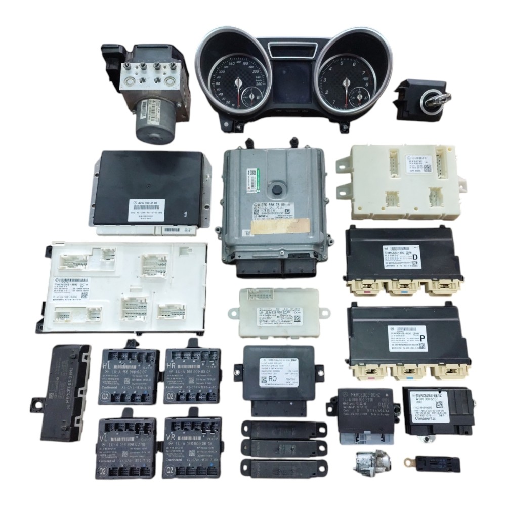 Kit Code Módulo Injeção Mercedes Gle 43 Amg 3.0 V6 2017 2018 1
