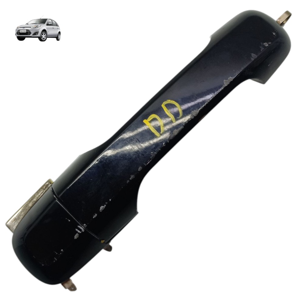 Maçaneta Externa Dianteira Direita Ford Fiesta 2008 Á 2014 Preto Dianteira 1