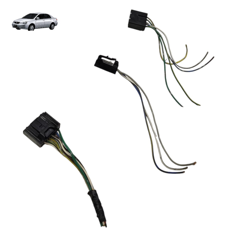 Jogo Plug Conector Botão Comando Ar Toyota Corolla 2003 2004 1