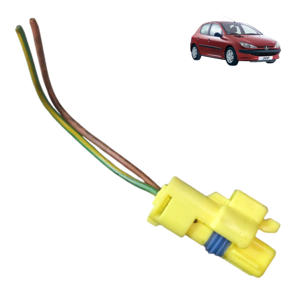 Plug Conector Compressor Ar Peugeot 206 207 1.4 2008 2009 10