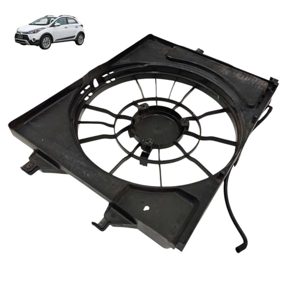 Defletor ventoinha radiador Hyundai HB20 1.6 automático 2020 1