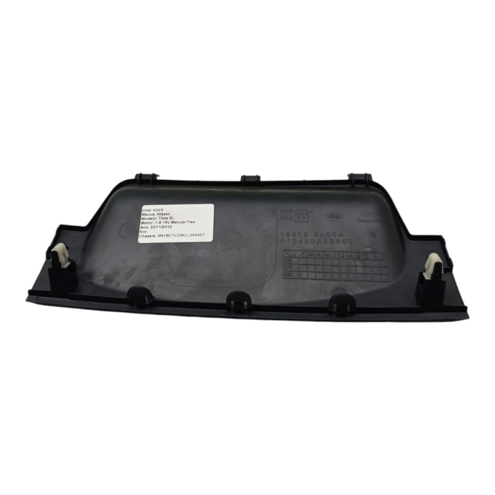 Moldura Acabamento Central Painel Nissan Tiida 2010 2011 12 Preto 3