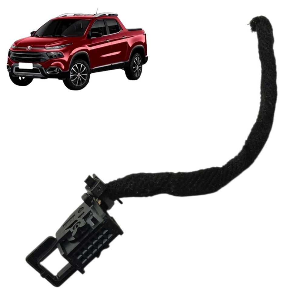 Plug conector chave seta Fiat toro 2021 2020 2019 2018