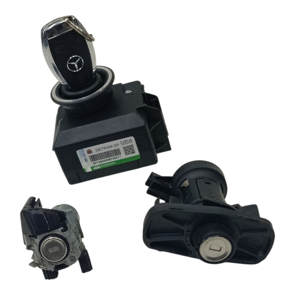 Kit Chave Cilindro Ignição Portas Mercedes C180 Coupe 2012