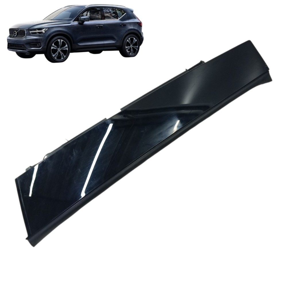 Moldura Pique Porta Traseira Direita Volvo Xc40 T5 2022 2021 Preto