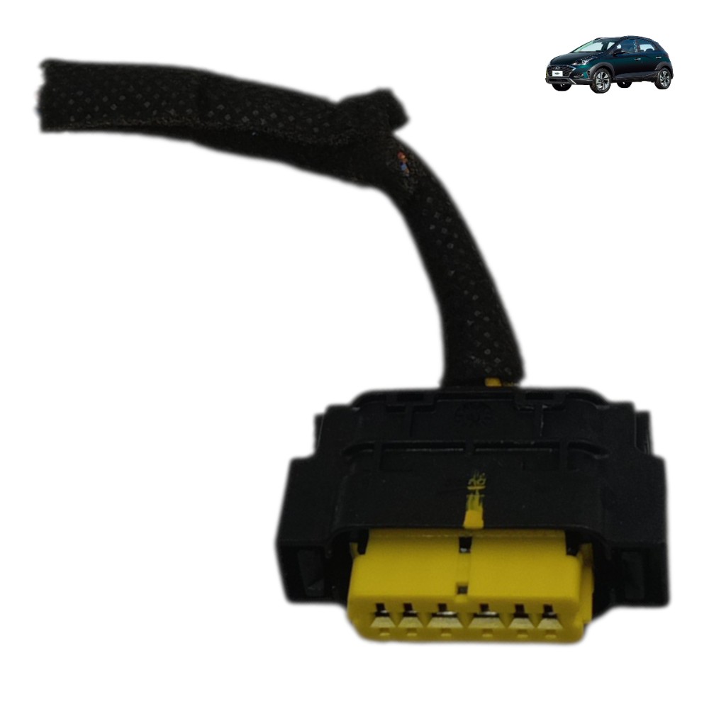 Plug conector motor vidro traseiro esquerdo Hyundai HB20 20 1