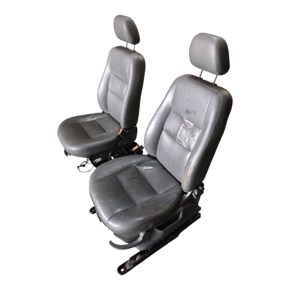 Jogo Banco Couro Ford Ecosport 2003 2004 2005 2006 2007 Cinza 3