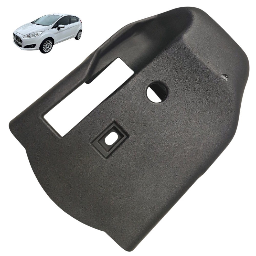 Par acabamento coluna direção Ford New Fiesta 2013 2014 2015 1