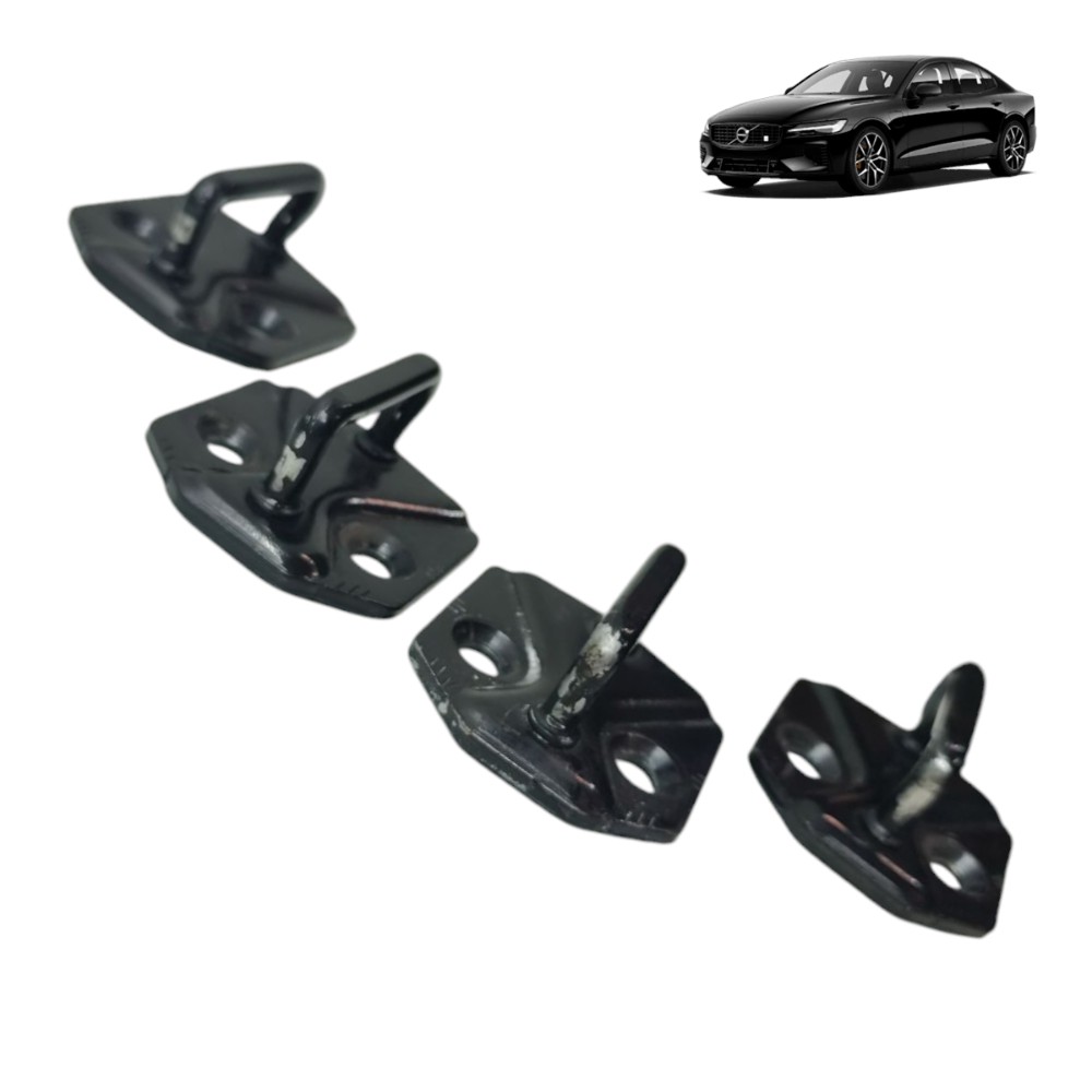 Jogo Batente Trinco Porta Volvo S60 T4 2011 2012 2013 2014 Preto 1