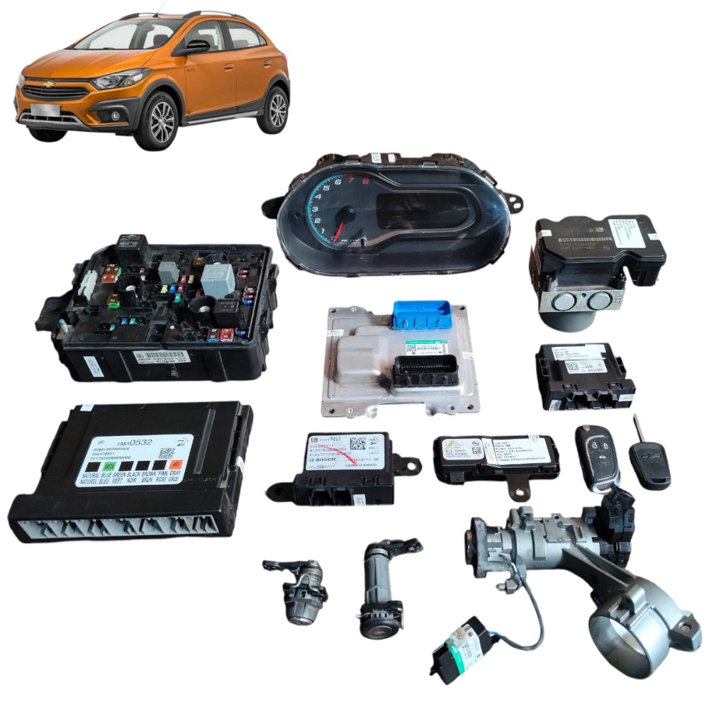 Kit Code Módulo Injeção Gm Onix 1.4 Automático 2017 2018 19 1