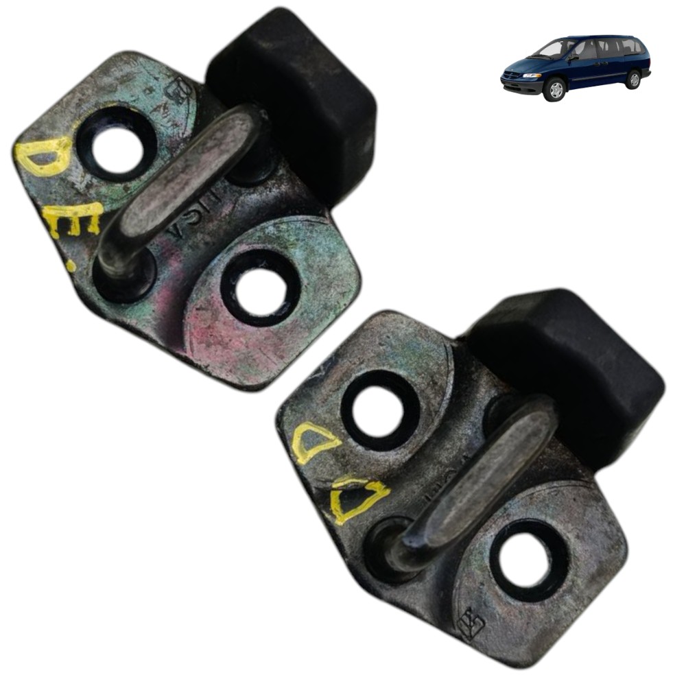 Par batente porta dianteira Chrysler Grand Caravan 1999 2000 1