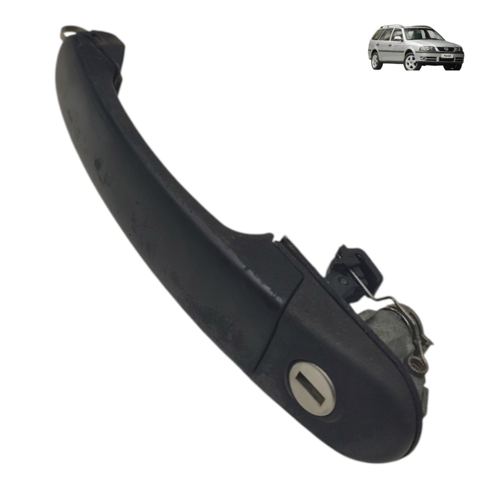 Maçaneta Externa Dianteira Esquerda Vw Parati 2001 2002 2003 Preto Dianteira