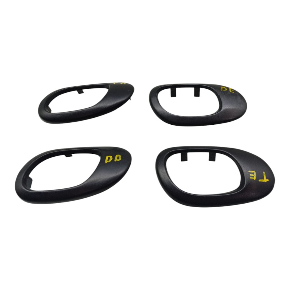 Jogo Moldura Maçaneta Interna Peugeot 206 2007 2008 2009 2