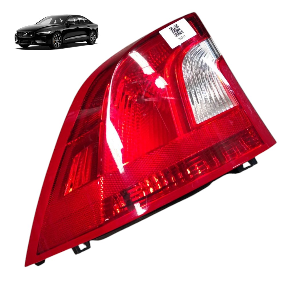 Lanterna Traseira Esquerda Volvo S60 T4 2011 2012 2013 2018 Esquerdo/motorista Vermelho 1