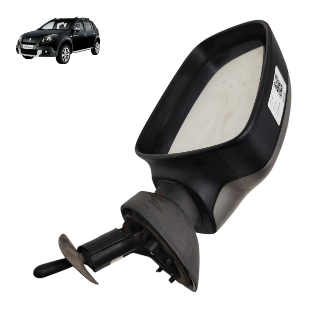 Retrovisor manual esquerdo Renault Sandero 2014 2013 2012 11 1