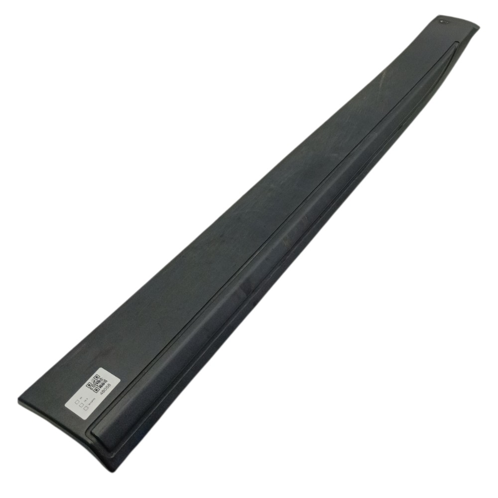 Borrachão Friso Porta Dianteira Esquerda Fiat Toro 2019 2020 Preto 2