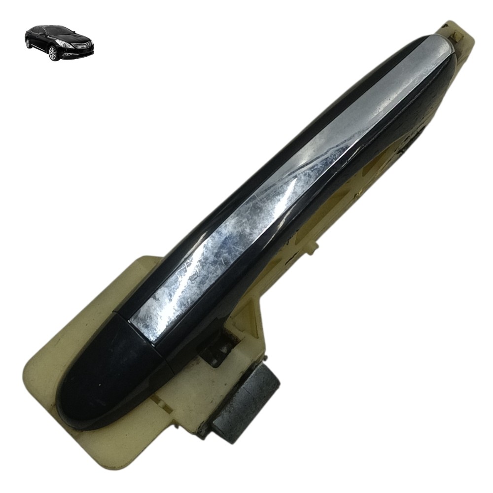 Maçaneta Externa Traseira Esquerda Hyundai Azera 2007 2008 Preto E Cromado Traseira 1
