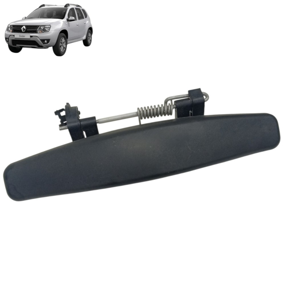 Maçaneta Externa Traseira Direita Renault Duster 2012 A 2020 Preto Traseira