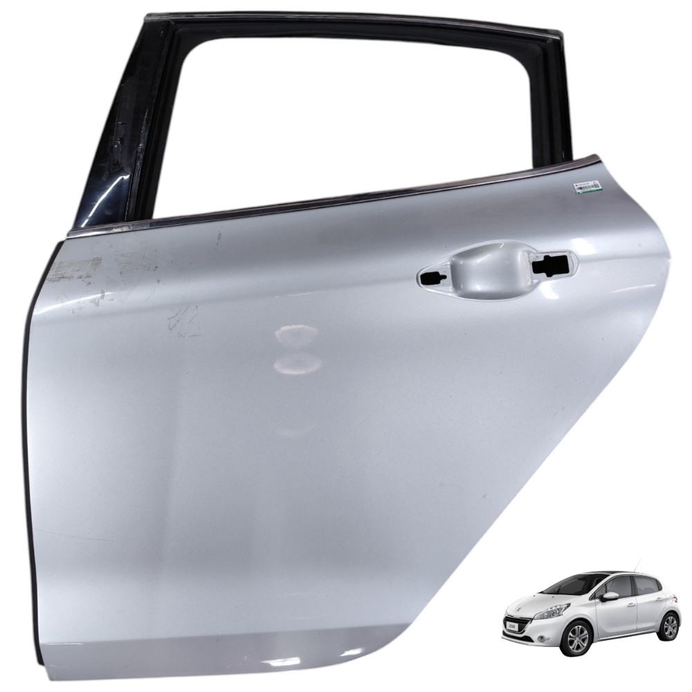 Porta traseira esquerda Peugeot 208 2014 2015 2016 2017 2018 1