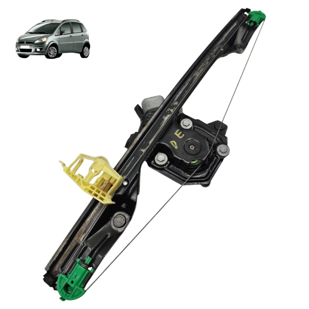 Motor máquina vidro dianteiro esquerdo Fiat Idea 2005 2006 1