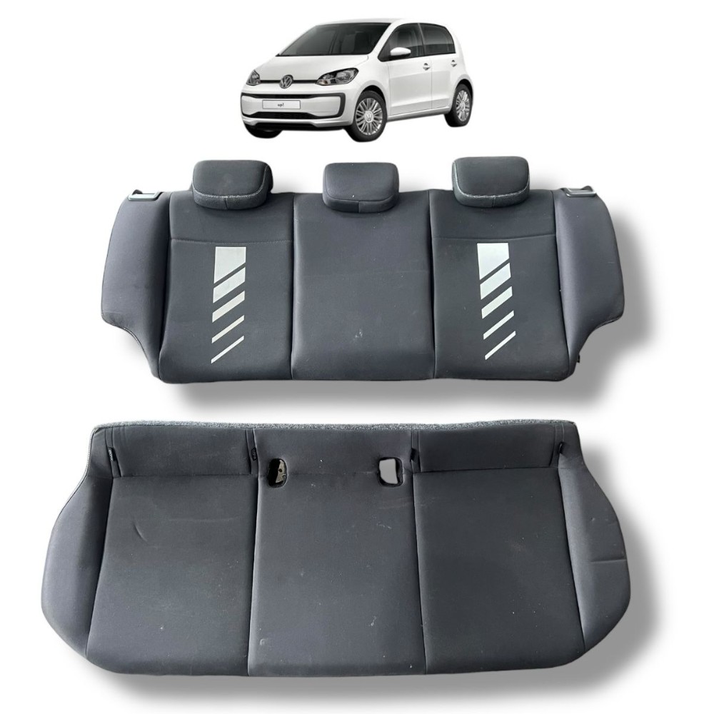 Jogo banco traseiro encosto assento VW up run 4p 2014 2020 1
