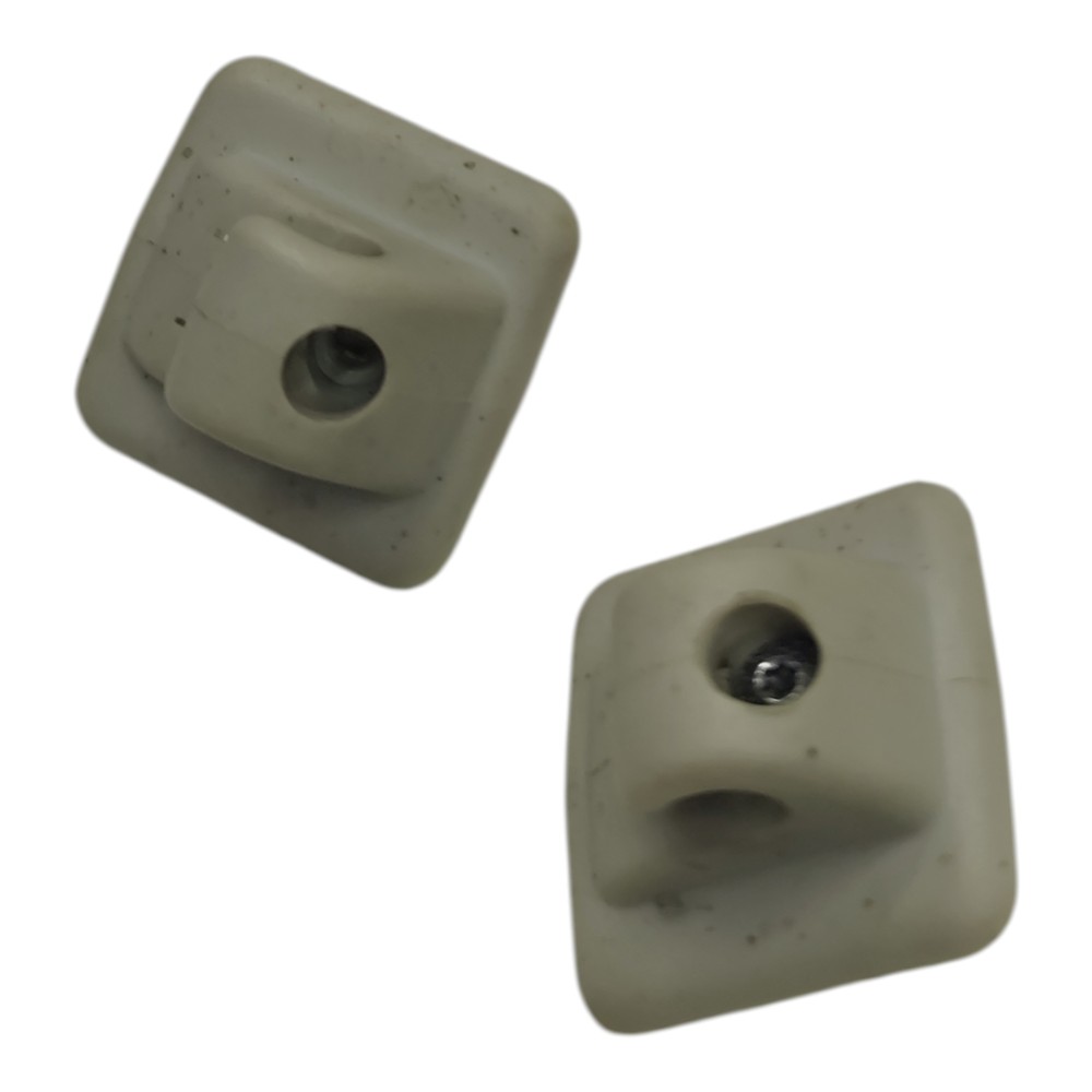 Par suporte gancho quebra sol Peugeot 206 2001 2002 2003 04 4