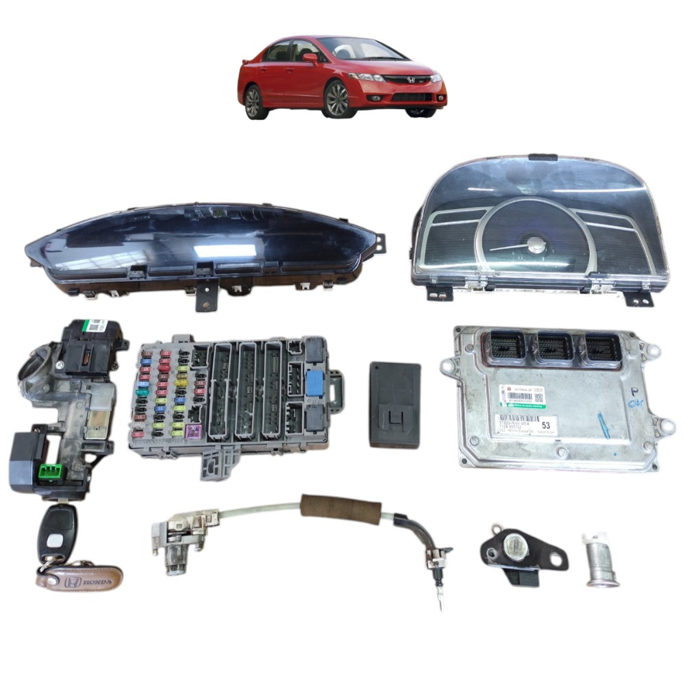 Kit Code Módulo Injeção Honda Civic G8 1.8 16v Flex Aut 2007 1