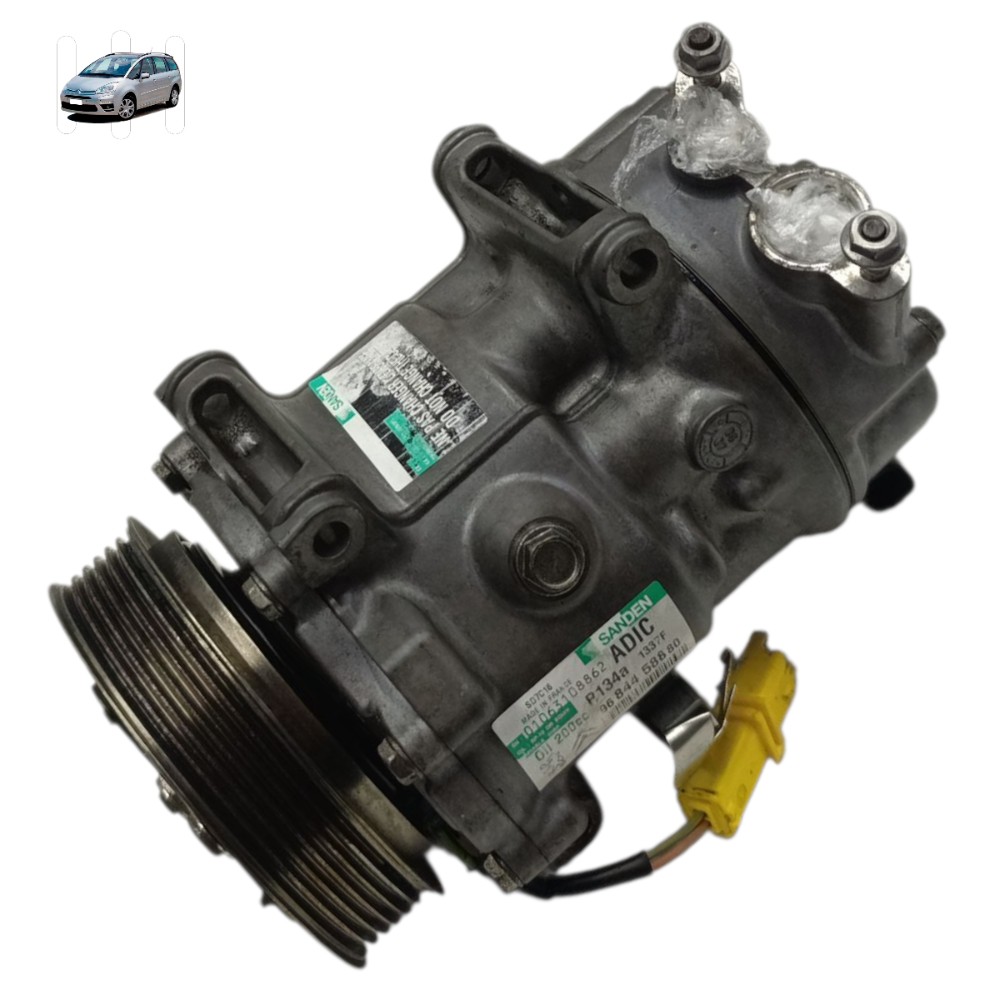 Compressor ar condicionado Citroen Grand C4 Picasso 2.0 2008 1