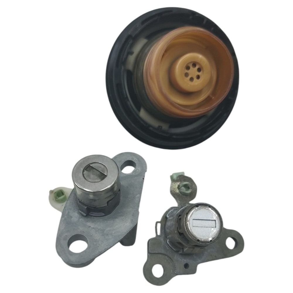 Kit Miolo Chave Porta Tampa Combustível Honda Fit 2004 2005 Preto L 2008 2